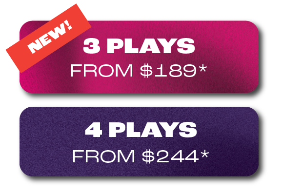 3 Play Package from $189 4 Play Package from $244
