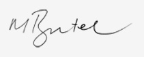 Mitchell Butel signature